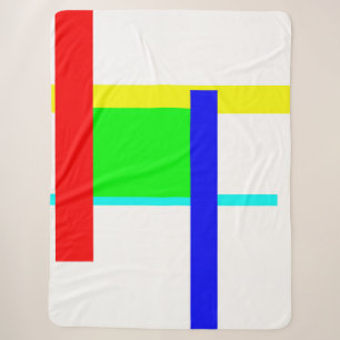 Colored hug sherpa blanket