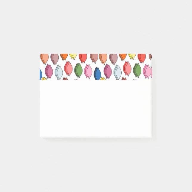 Colored Leaves  Post-it Notes (Front)