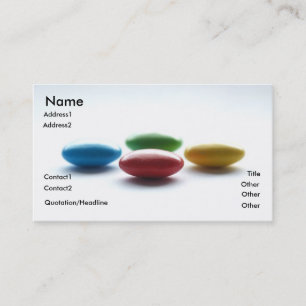 Colored Lollies Business Card