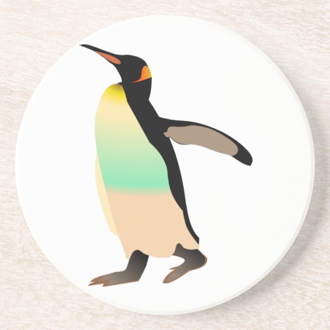 Colored Peguin Coaster (Front)