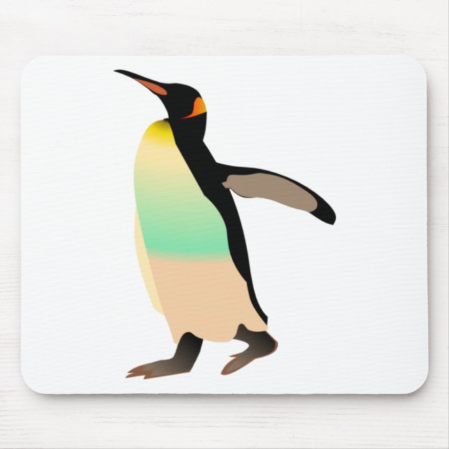Colored Peguin Mouse Mat (Front)