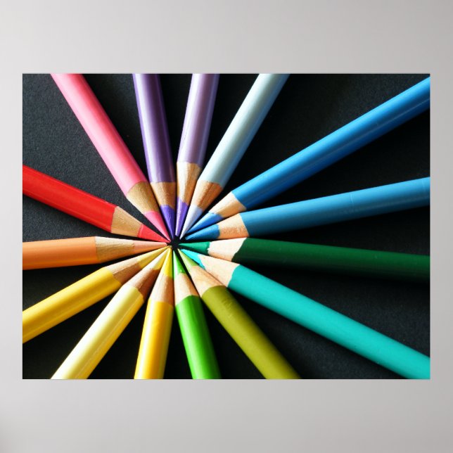 colored pencils poster (Front)