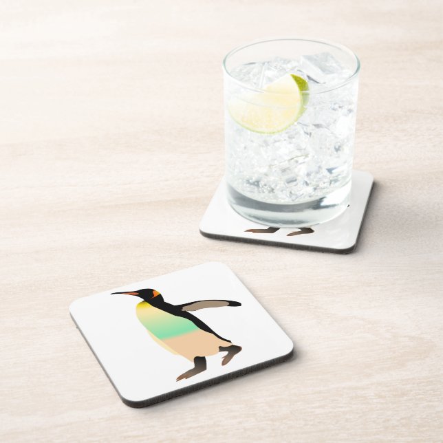 Colored Penguin Coaster (Right Side)