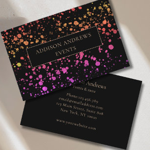 Colored plug business card