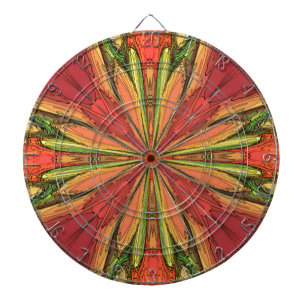 Colored Rays Dartboard