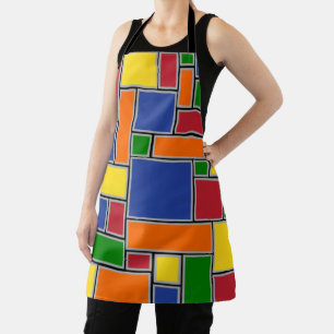 Colored Rectangles Apron