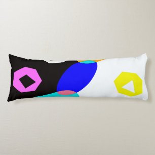 Colored shapes body cushion