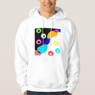 Colored shapes hoodie