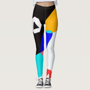 Colored shapes leggings