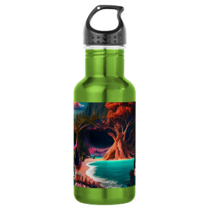 Colored skull head 532 ml water bottle