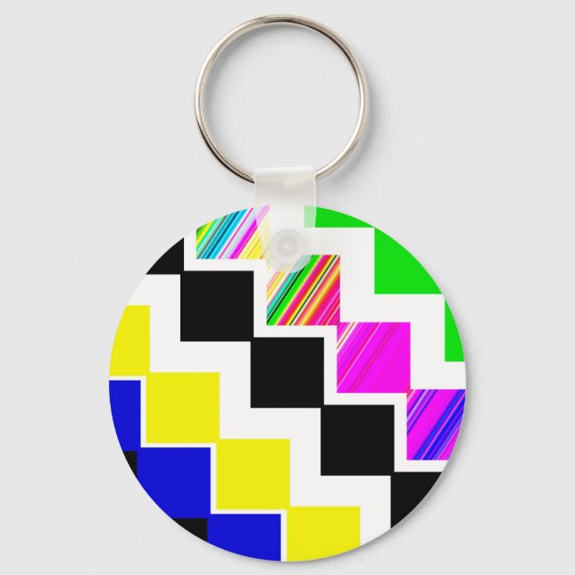 Colored stairs key ring (Front)