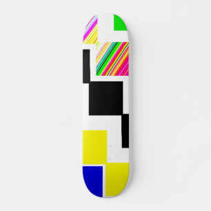 Colored stairs skateboard