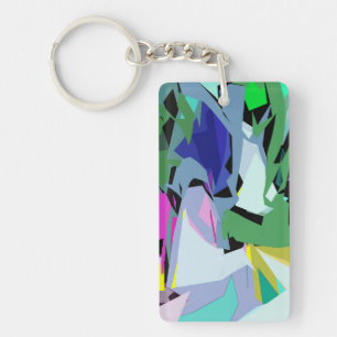 Colored wind key ring