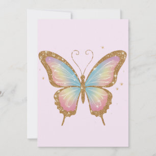 COLORED WINGS INVITATION