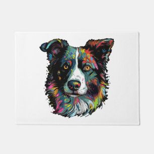 Colorepup Portraits' Border Collie cute Art Doormat