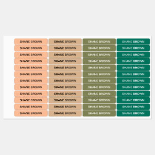 ColorFlex Iron-On Labels