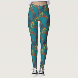 Colorfly Butterfly Silhouette Leggings