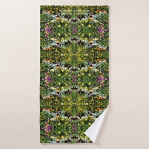 Colorfuil Mid Summer Gardens Bath Towel