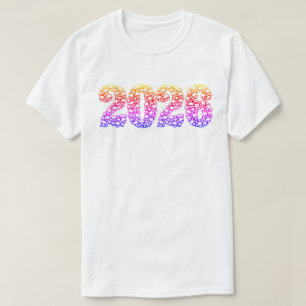 Colorful 2026 in Skulls T-Shirt