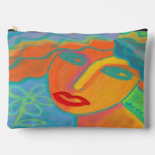 Colorful Abstract Art Accessory Pouch