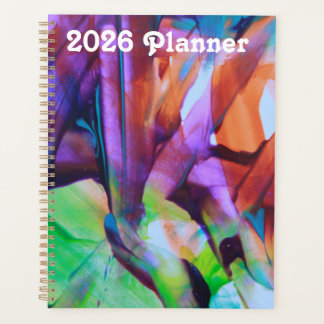 Colorful Abstract Art  Planner