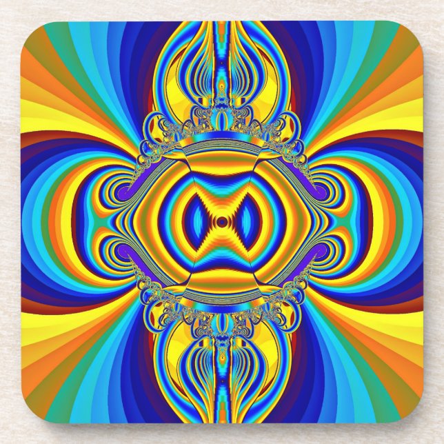 Colorful Abstract Background-14334 Coaster (Front)