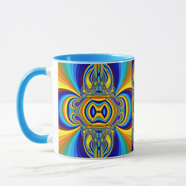 Colorful Abstract Background-14334 Mug (Left)