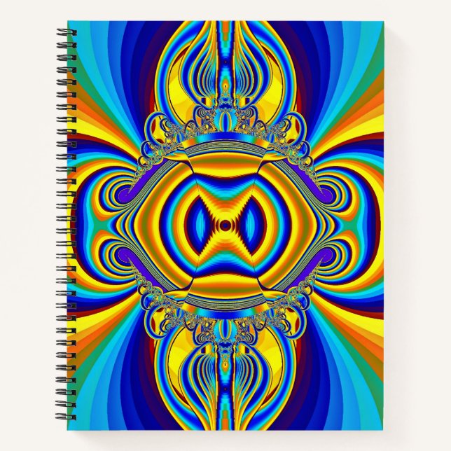Colorful Abstract Background-14334 Notebook (Front)
