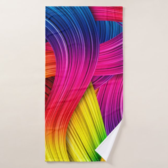 colorful abstract backgroundbackground,color,abstr bath towel (Bath Towel)