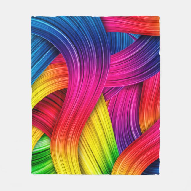 colorful abstract backgroundbackground,color,abstr fleece blanket (Front)