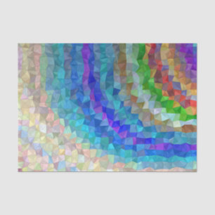 Colorful Abstract Design Decoupage Background Tissue Paper
