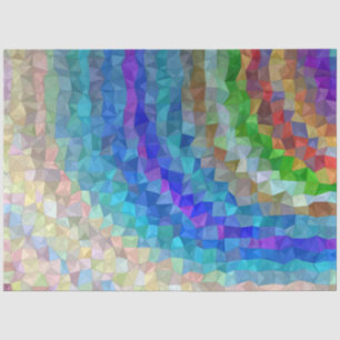 Colorful Abstract Design Decoupage Background Tissue Paper