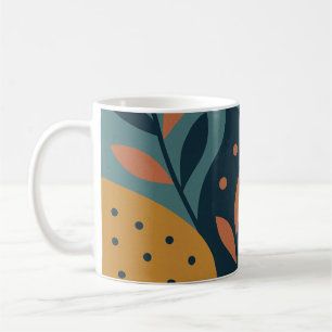 Colorful abstract design mugs