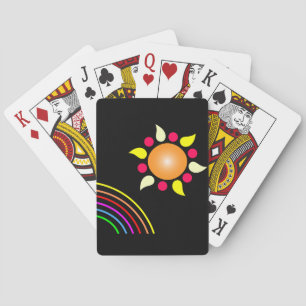 Colorful Abstract Design  Playing Cards
