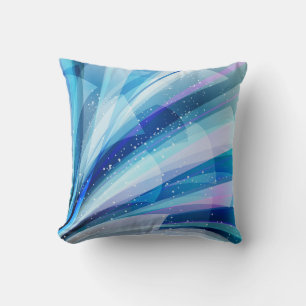 Colorful Abstract Exploding Universe Cushion