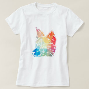 Colorful Abstract Fox T-Shirt