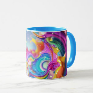 Colorful Abstract Graphic Modern Design Mug
