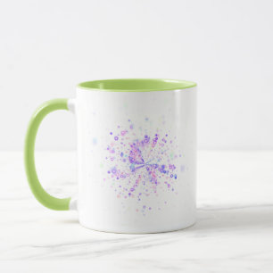 Colorful Abstract Neon Splash Mug