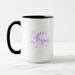 Colorful Abstract Neon Splash Mug