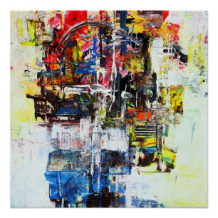 Colorful Abstract Original Art Poster