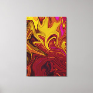 Colorful abstract painting canvas print