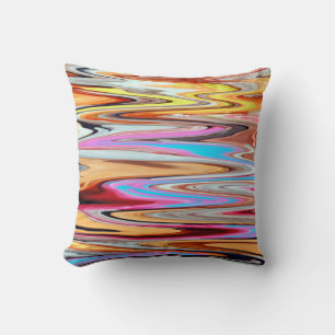 Colorful abstract pattern cushion