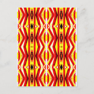 Colorful abstract postcard
