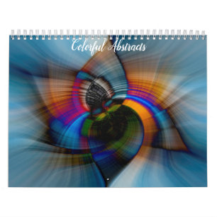 Colorful Abstracts Calendar