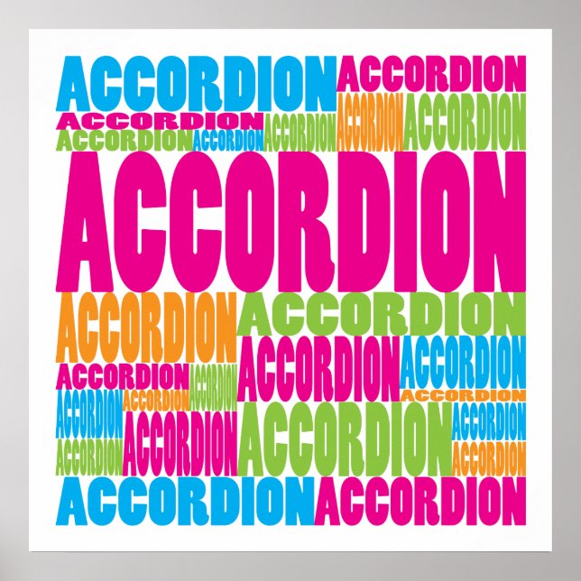 Colorful Accordion Poster (Front)