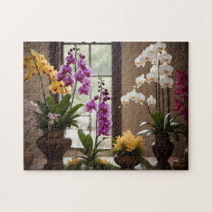 Colorful and beautiful collection of flowers jigsaw puzzle