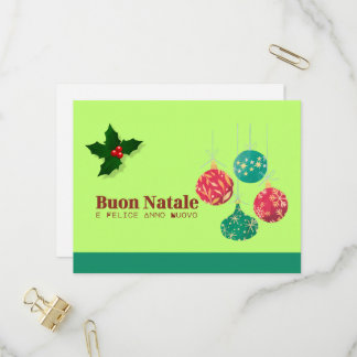 Colorful and joyful Christmas card