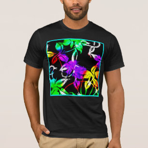 Colorful And Stylish Neon Patterns Art T-Shirt