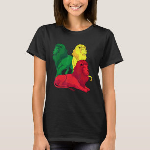 Colorful Animal King Zoo Animal Africa Safari Lion T-Shirt