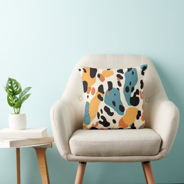 Colorful Animal Print 04 Cushion (Chair)
